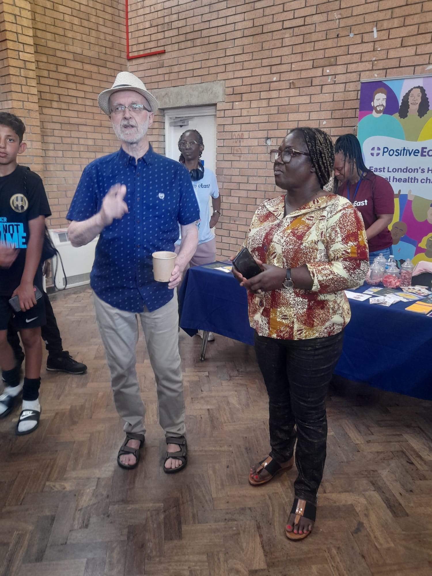 Residents talking at Play Safe, Be Safe 2025
