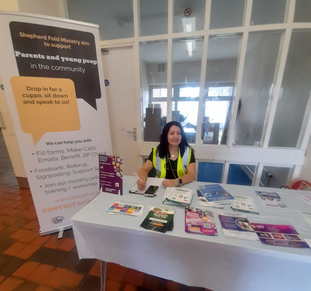 Community support information display