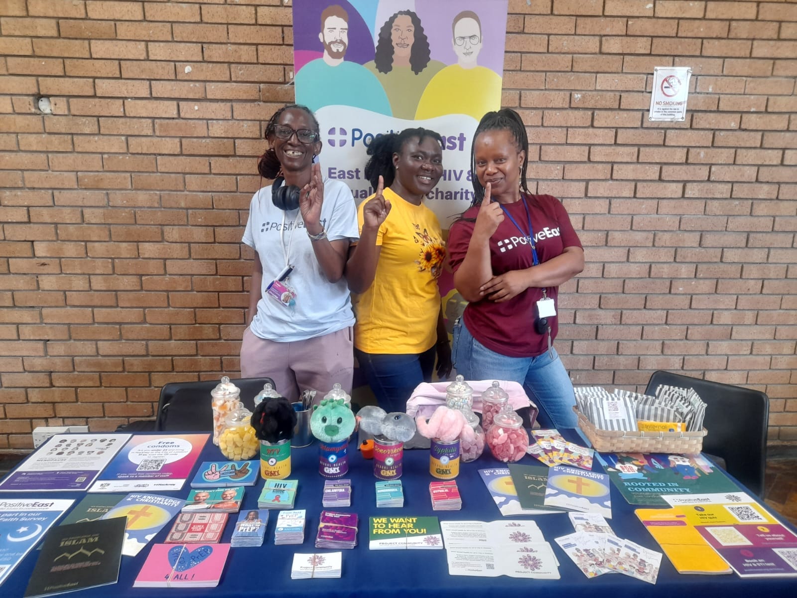 Community information stall at Play Safe, Be Safe 2025
