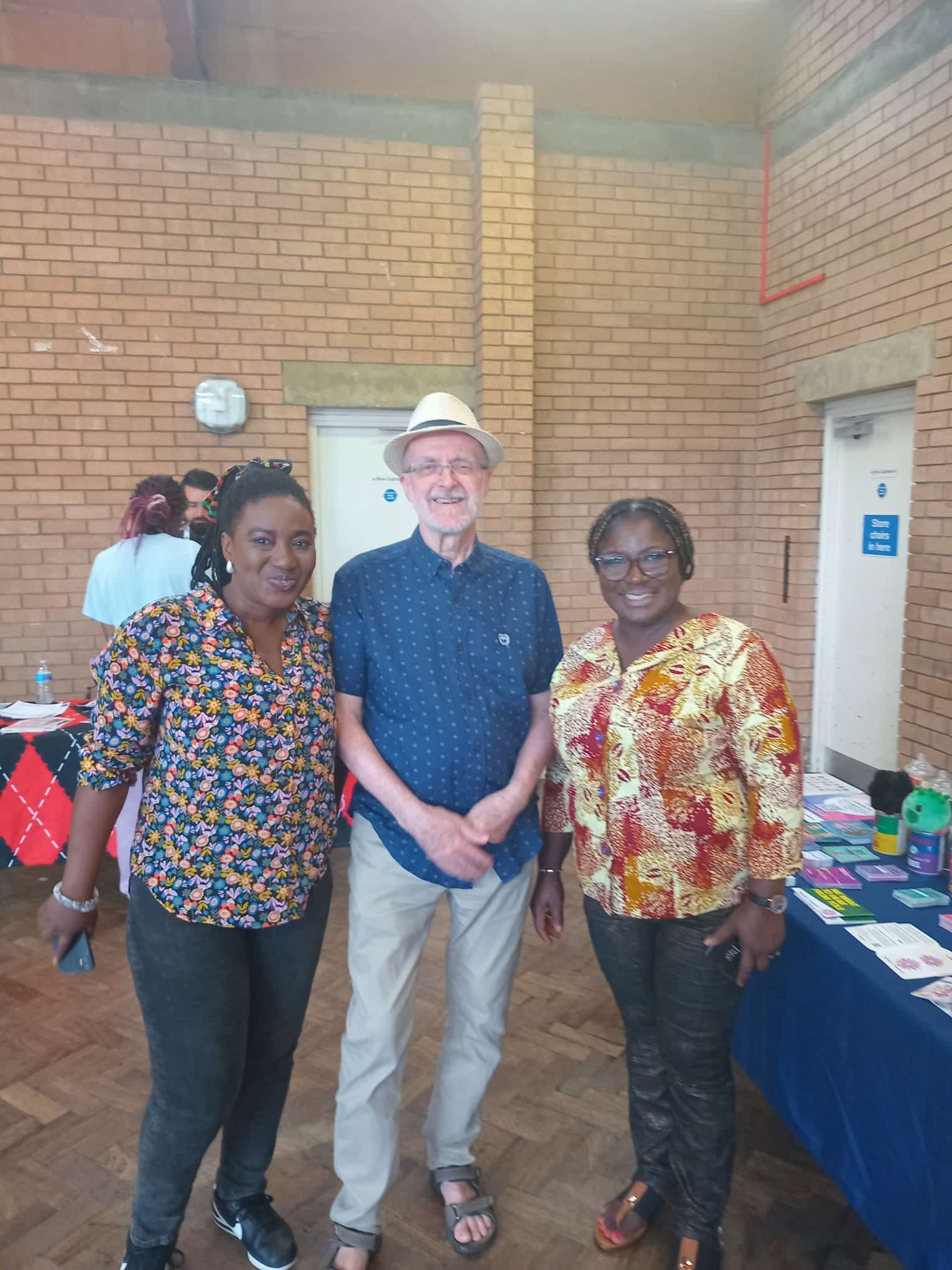 Partners and residents at the programme