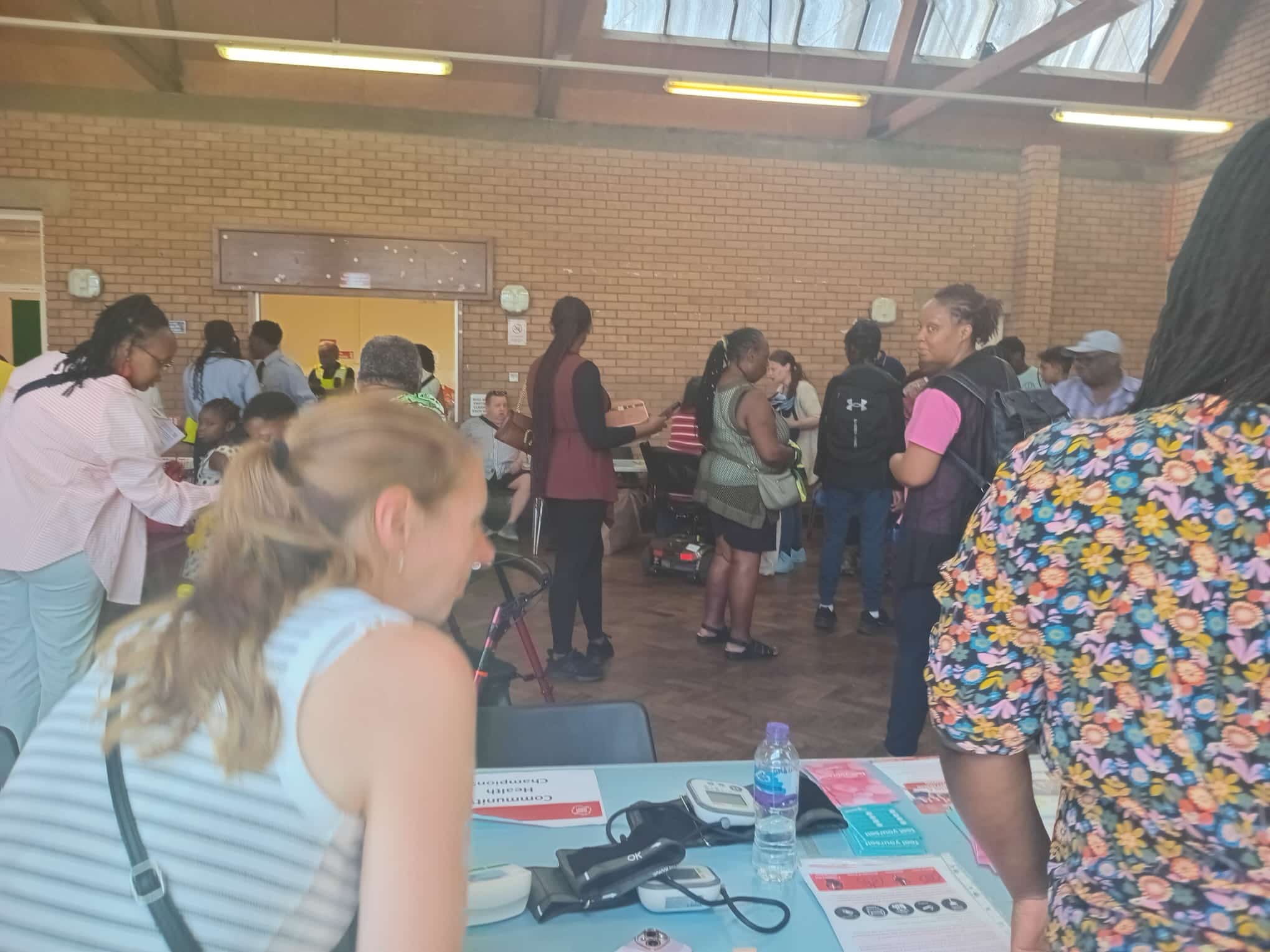 People meeting inside the community event