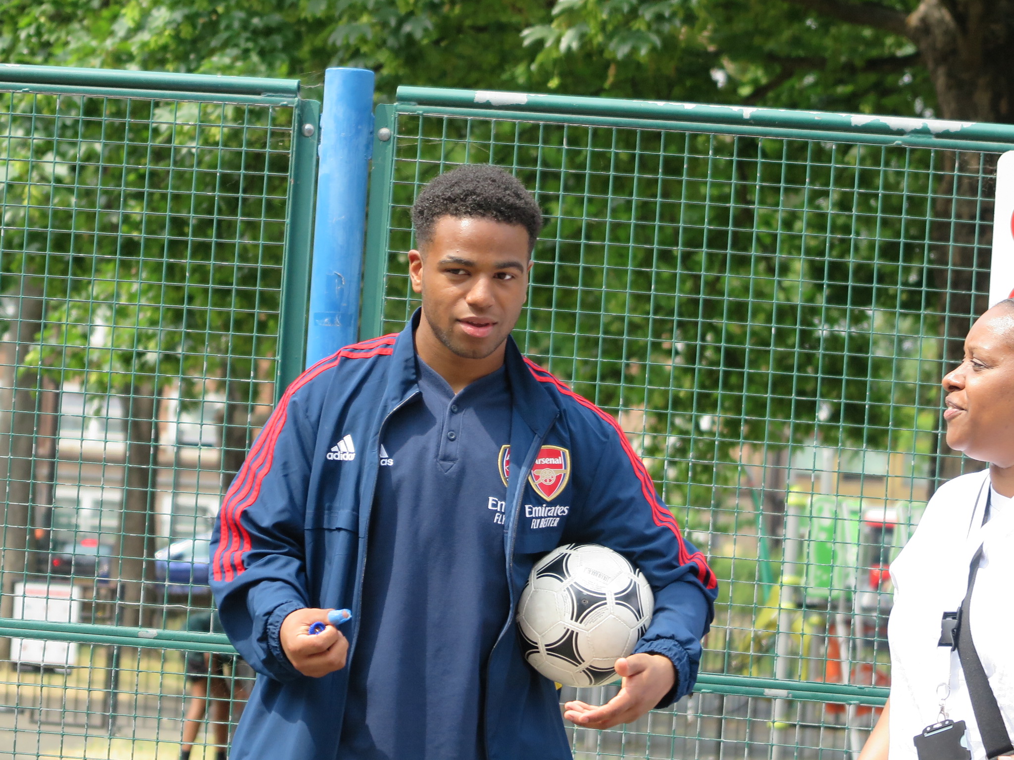 Football activity at Play Safe, Be Safe