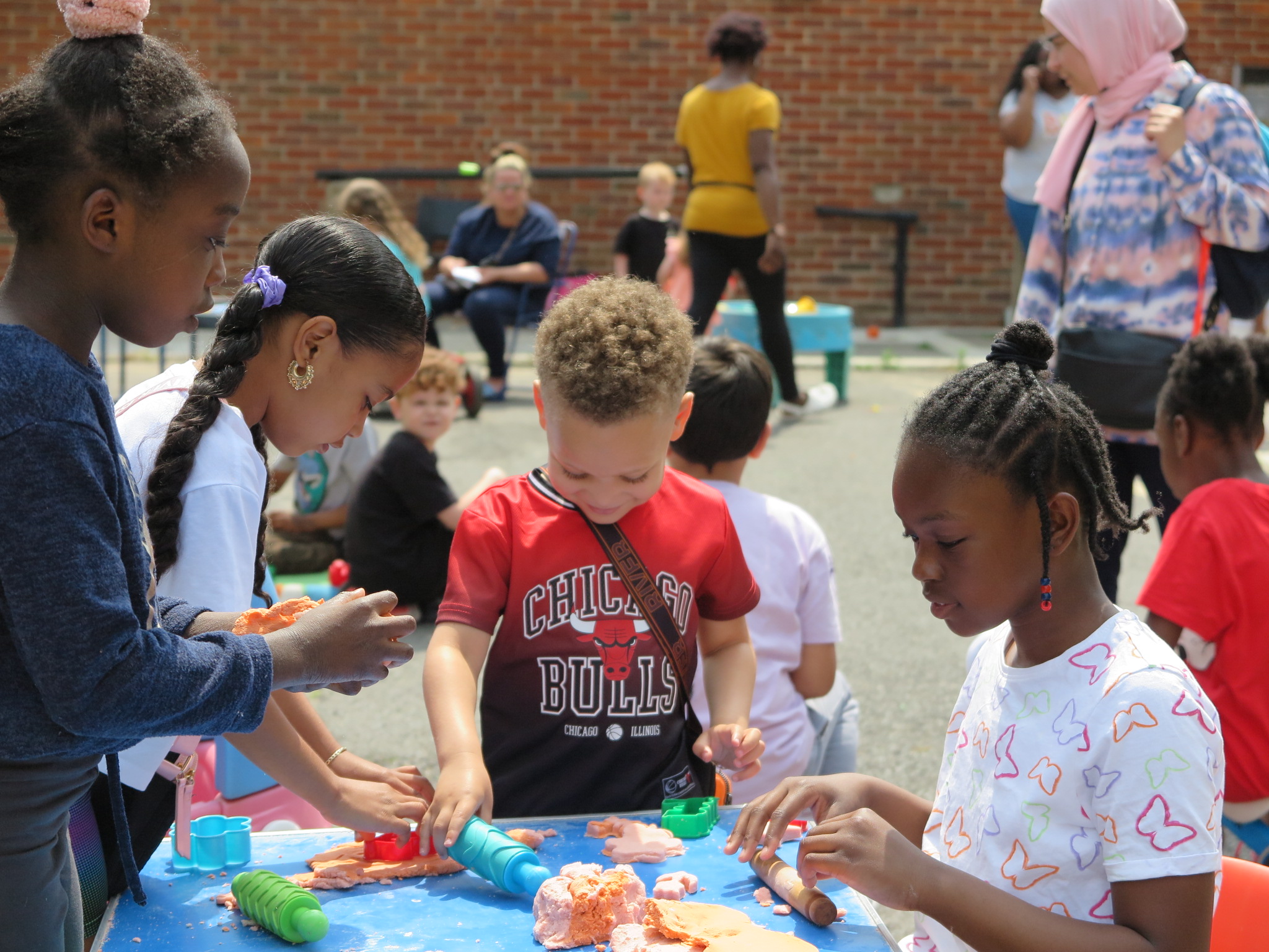 Children taking part in Play Safe, Be Safe