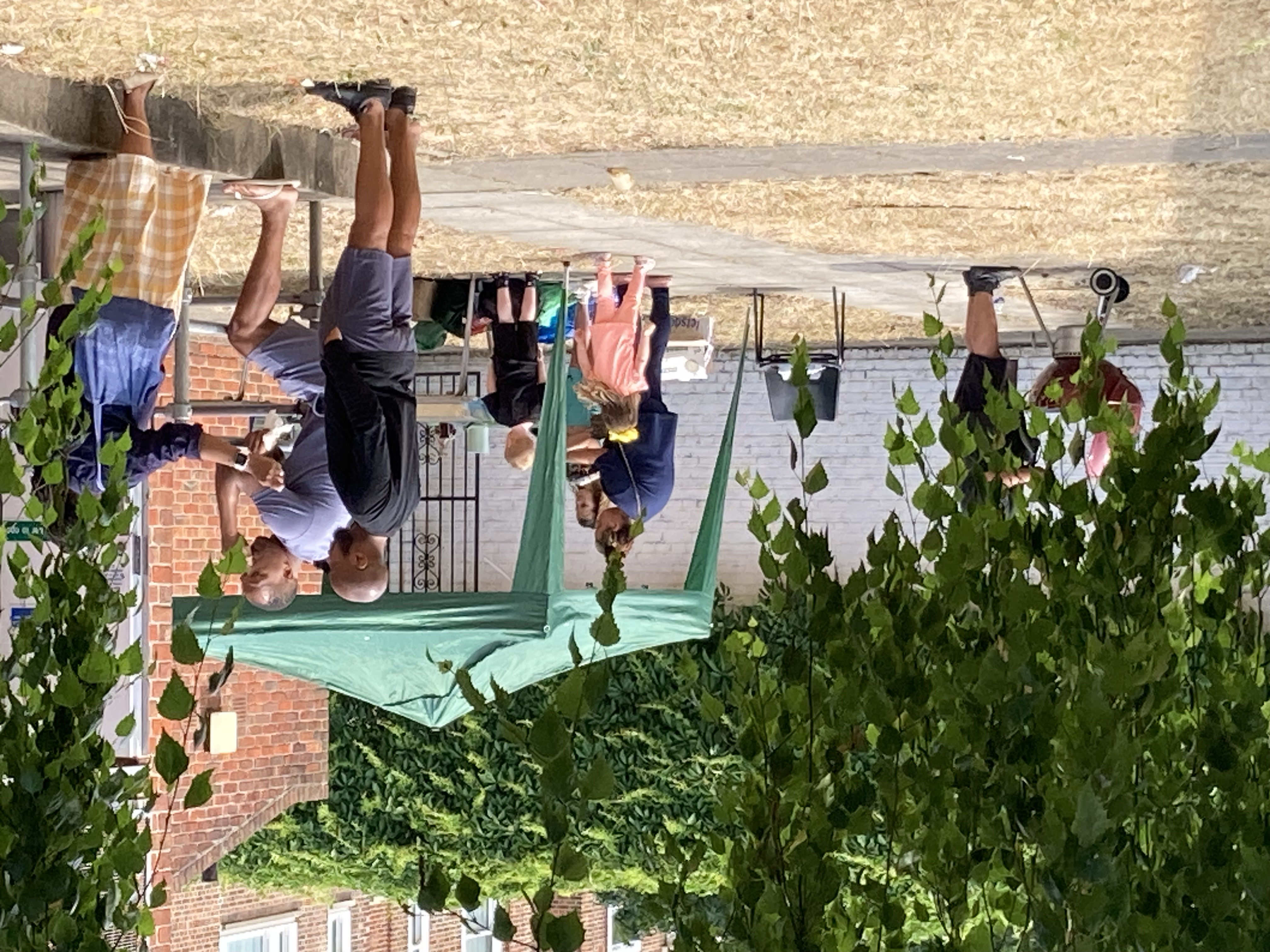 Community members enjoying the event